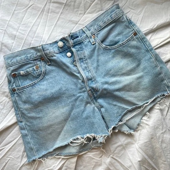 LEVI’S 501 HIGH RISE SHORTS - Picture 1 of 2